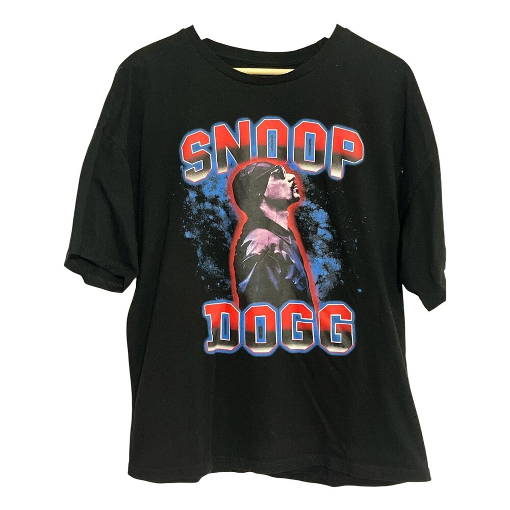 Snoop Dogg Snoop Supply Black Printed Graphic T Shirt Men's M 60% Cotton Compton